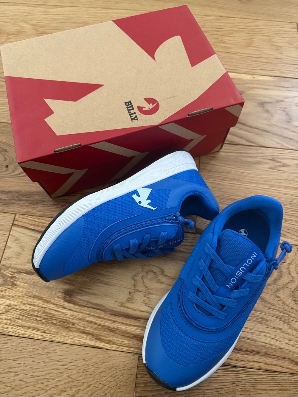 NWT BILLY Sport Inclusion One Wide Kids Shoes Royal Blue (Kids 2 Wide)